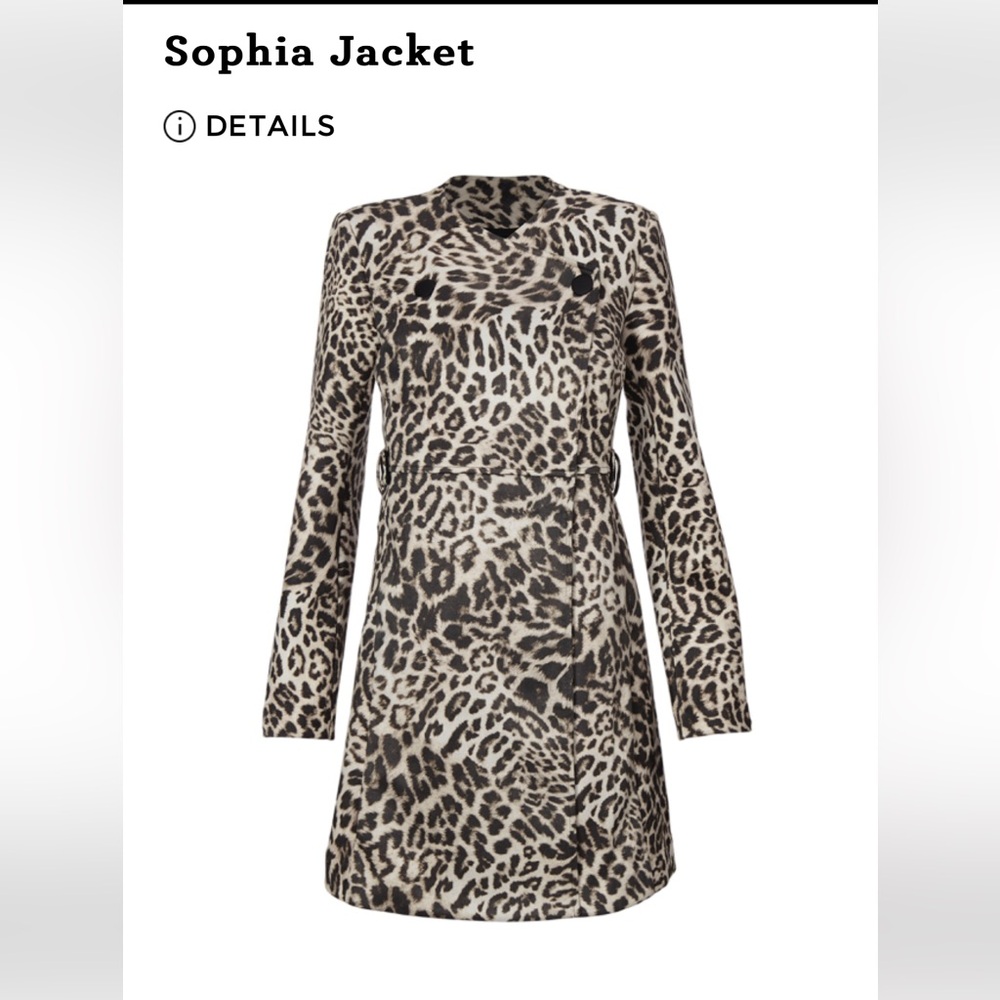 CAbi Leopard Print Coat